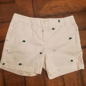 J. Crew Size 2 Tortoise & Hare Chino Shorts